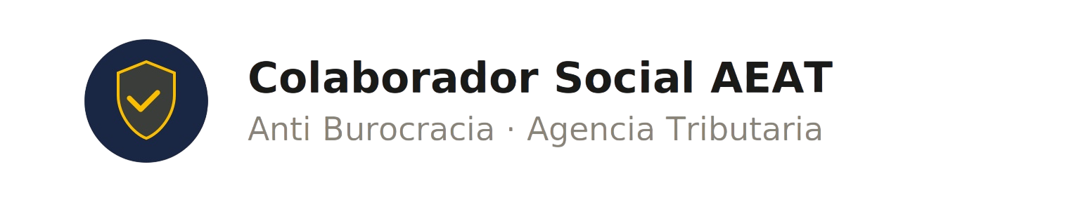 Col·laborador Social de l'AEAT — autoritzat per l'Agència Tributària